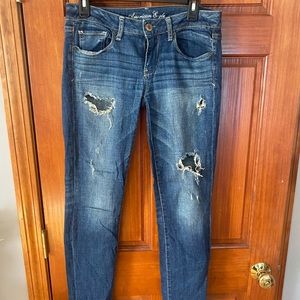 American eagle super stretch jeans size 6